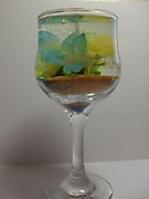 Букет в бокале. Размер 15*6,5 см. Объём 200 мл.